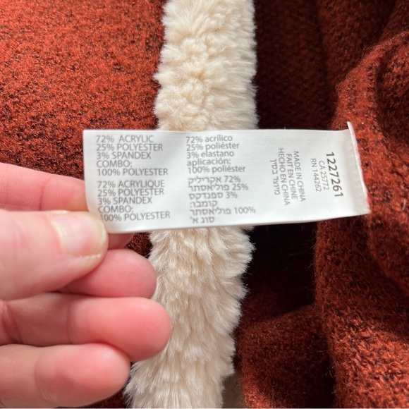 COPY - Dex rust brown color long sleeve 2 front pockets 1 button closure size s… - Picture 12 of 13